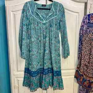 90’s STELLA FOREST COTTON HIPPIE INDIA DRESS S/M